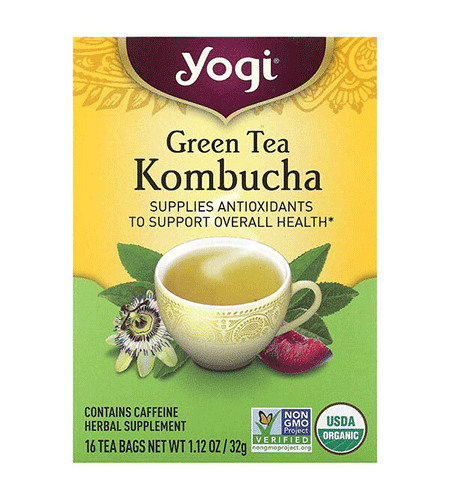 شاي كومبوتشا الأخضر