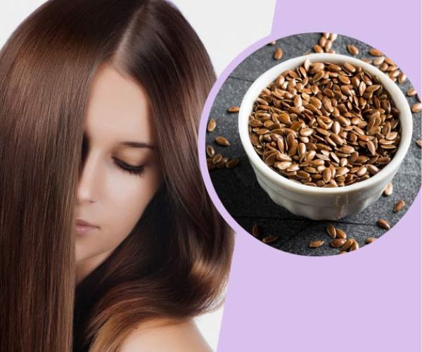 ماسك بذور الكتان للشعر