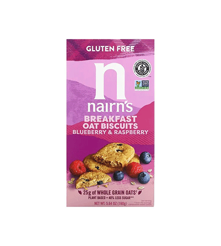 بسكويت نيرنز بالشوفان والتوت البري وتوت العلق